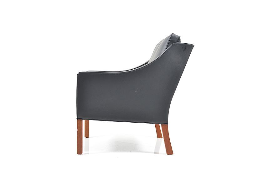 Padded of Borge Mogensen leather chair model 2207