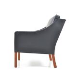 Padded of Borge Mogensen leather chair model 2207