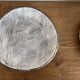 Set of 8 brutalist plates 1970 grey Niederviller Twilight