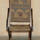 Antique Indo-Anglo elephant folding military chair circa 1890