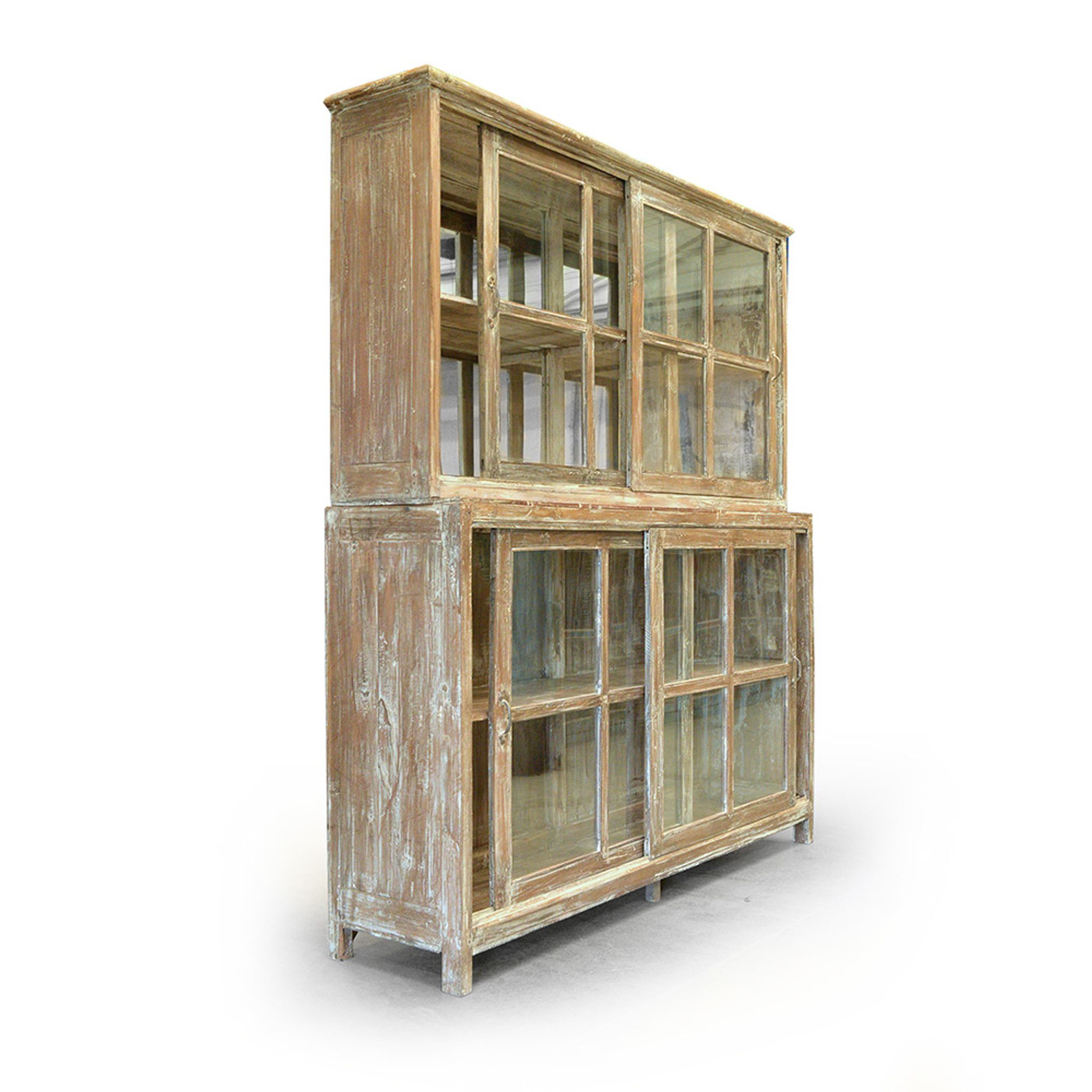 Meuble vitré en bois