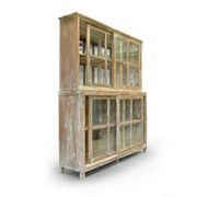 Meuble vitré en bois