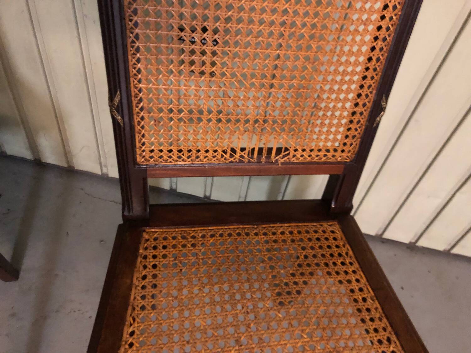 2 canage chairs