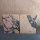 Art Deco marble bookends