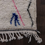 Berber carpet Azilal Black patterns