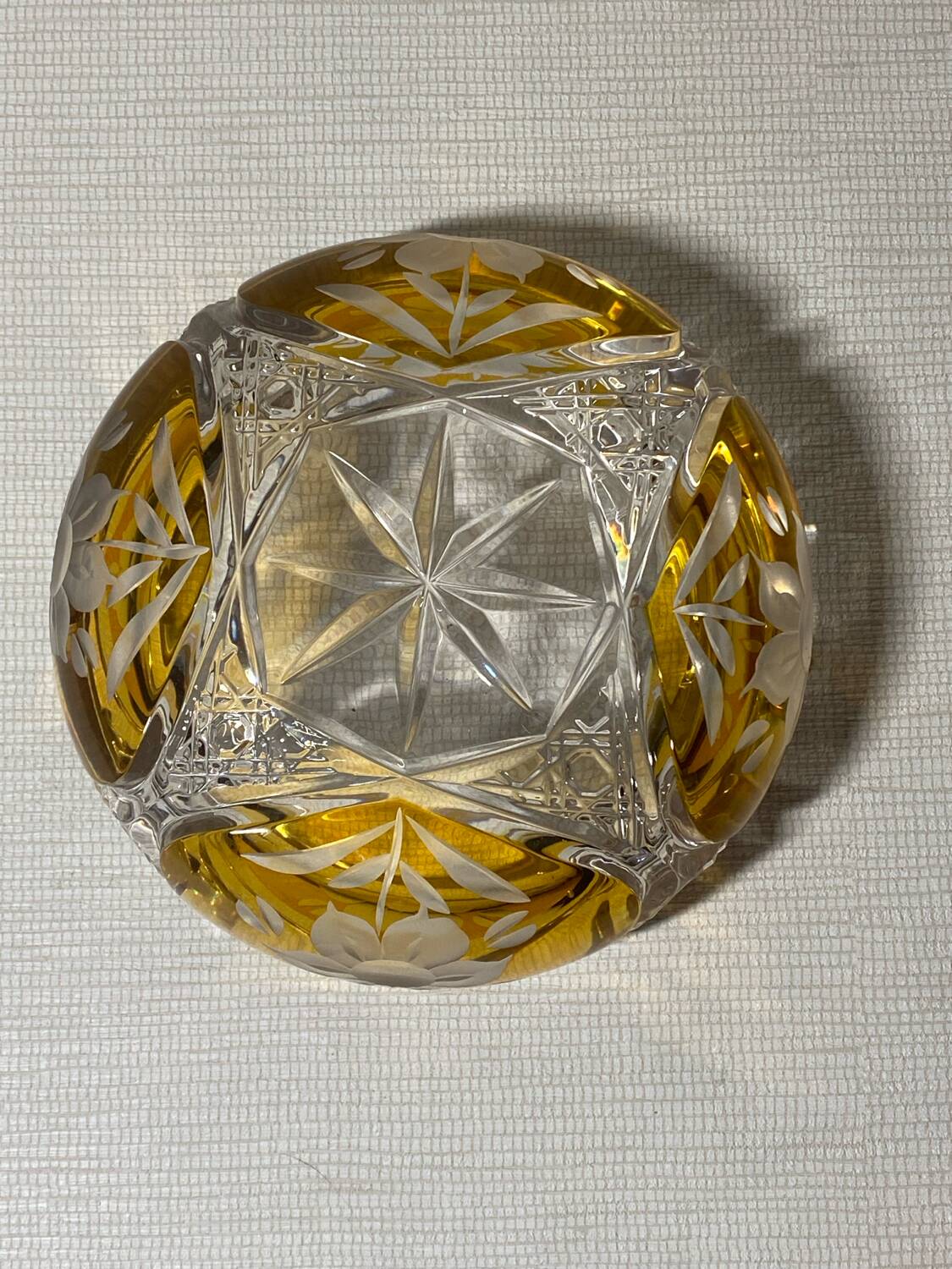 Bowl / catch-all / ashtray Julia crystal