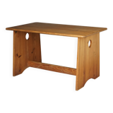 Table en pin suédois par Gilbert Marklund pour Furusnickarn Ab, années 1960