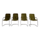 Set of 4 chrome wire chairs by Gastone Rinaldi for Rima, 1960s