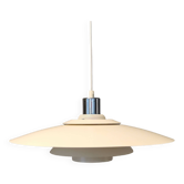Grande suspension à multiples canapés d'abat-jour, danoise années 1980-90, de Design-Light, modèle Korfu.