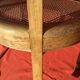 Louis XVI-style wooden desk and canage