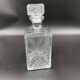 Vintage, whisky decanter, bottle, pitcher, cork, diamond décor, vegetable, 1960s, 1970s, Italy