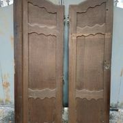 paire de porte d armoire  ancienne en chene
