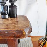Brutalist vintage coffee table