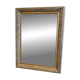 Miroir doré cadre ancien bois et stuc