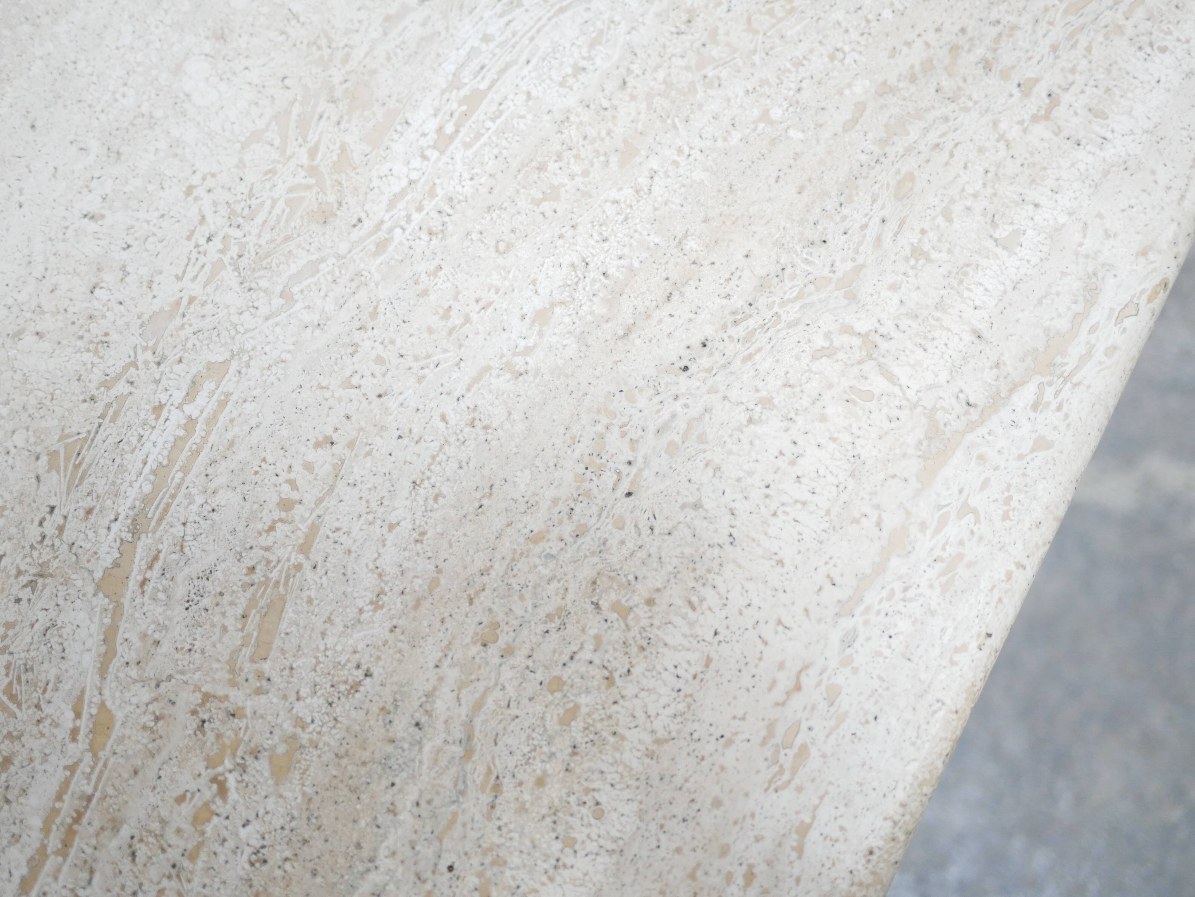 Vintage travertine coffee table