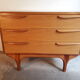 Commode coiffeuse en teck, années 70