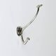 Up to 4 Adolf Loos Art Nouveau Nickel Brass Wall Hooks Café Capua Vienna