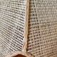 Superb suspension in rattan and wicker braided cannage style of the 1960s 1970s.