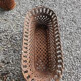 Openwork cast iron planter