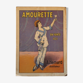 Amourette hardcover advertising poster