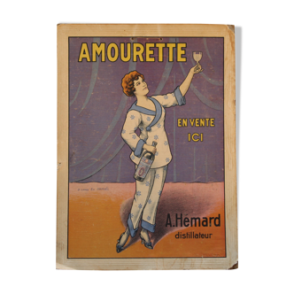 Amourette hardcover advertising poster