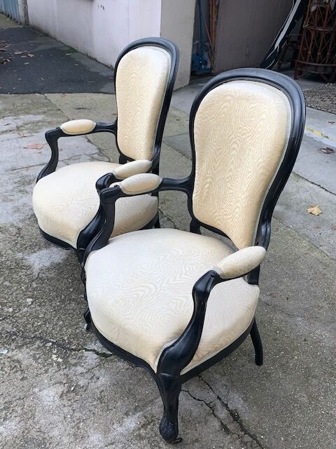 Pair of armchairs Napoleon III