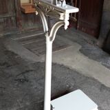 Weighs cast iron person