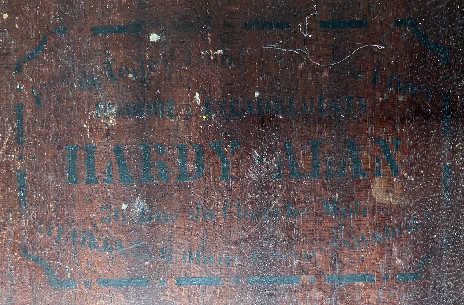 Tableau HSP "Marine" Breton (?) artwork by Alan Hardy 19th century