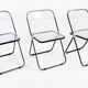 Suite de 3 chaises Plia Giancarlo Piretti pour Castelli