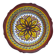 Old henriot quimper plate earthenware rosette decoration