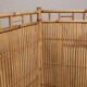 Vintage wicker rattan bamboo screen