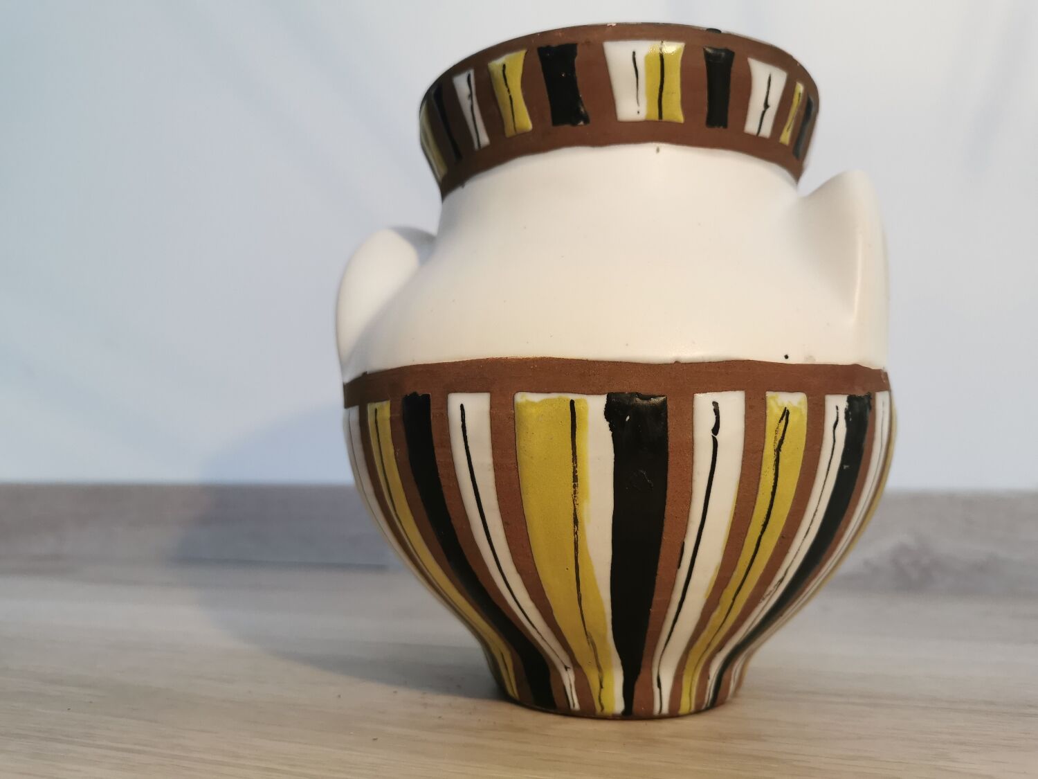 Vase à oreilles par Roger Capron Vallauris 50/60's
