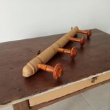 Antique wall coat rack from the 40s/50s