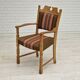 1960s, Danish design, armchair, oak wood, furniture wool.