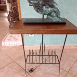Vintage e-reader floor lamp and shelf door review