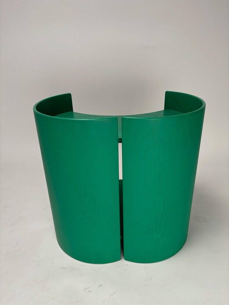 Green Gea Bedside Table attributed to Takahama for Gavina, Italy, 1961