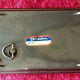 Vintage musical box with mirror psychedelic revolving wheel mechanism