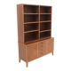 Commode-bibliothèque scandinave en teck, Suède, 1960