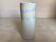Iridescent white cylinder vase