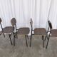 Chaises d'école industrielles vintage - STOL Kamnik - Yougoslavie des années 70 - Lot de 4