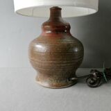 Sandstone lamp signed Blanot, 60s