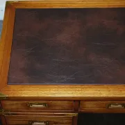 Vintage Military Campaign Desk with Brass Fittings