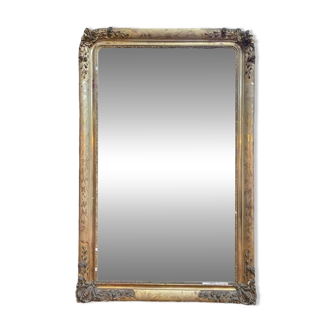 Napoleon III style mirror in gilded wood
