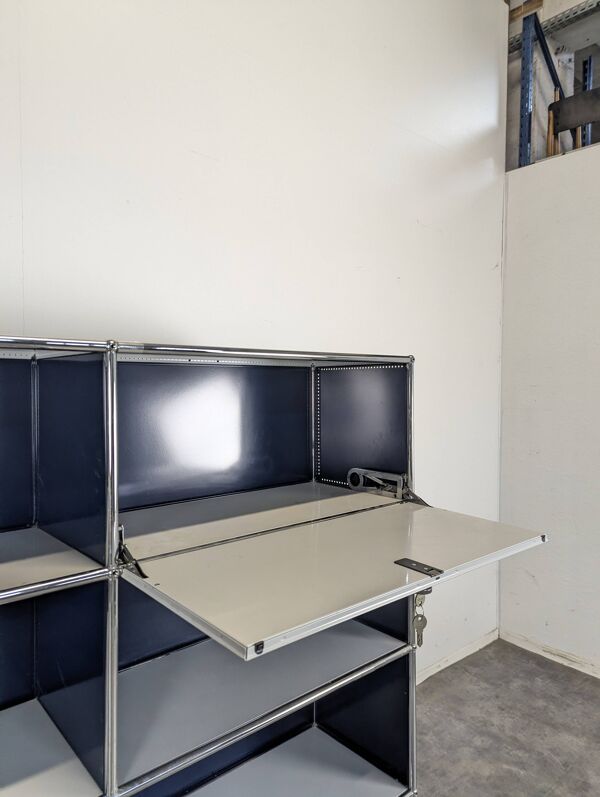 Meuble USM Haller bleu