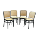 Set de 4 chaises cannées Prag chair
