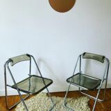 Plexi folding chairs