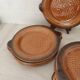 Sarreguemines / 11 earthenware fish-shaped plates