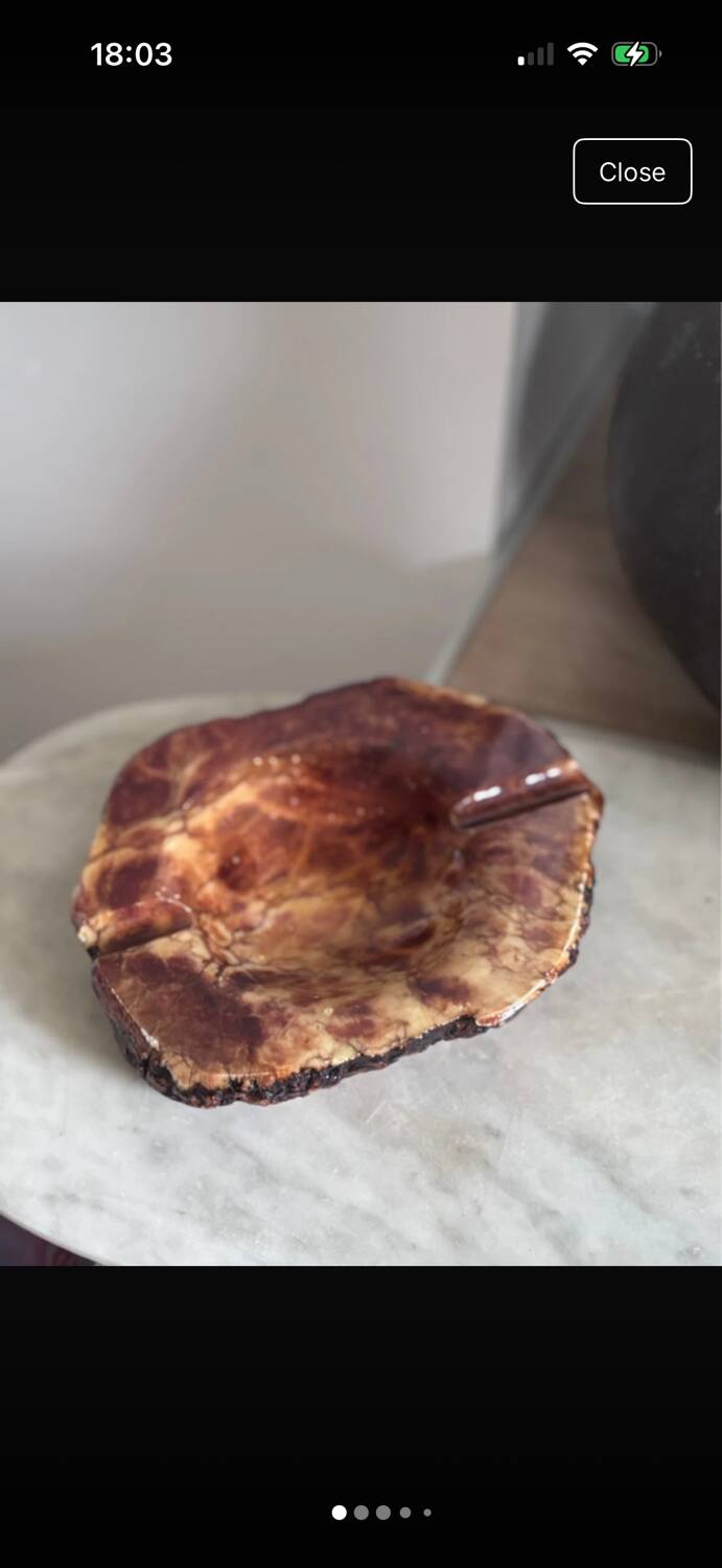 Onyx ashtray art deco