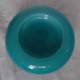 Art Deco Ceiling Lamp Turquoise Opaline Glass