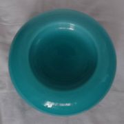 Art Deco Ceiling Lamp Turquoise Opaline Glass